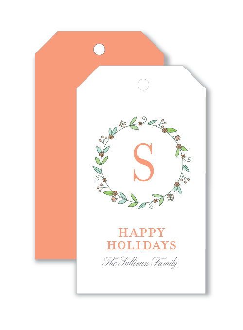 wreath monogram