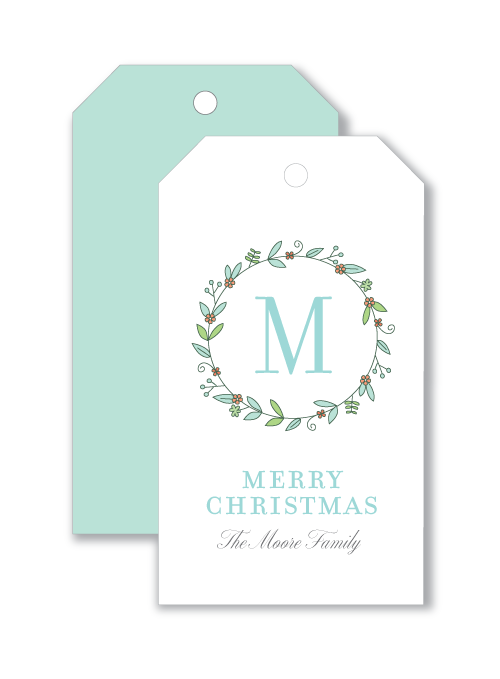 wreath monogram